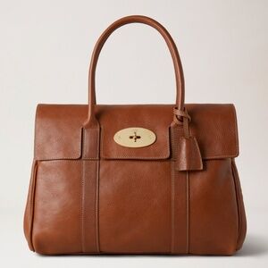 Mulberry 'Bayswater' Bag in Oak NVT Leather Tote  - MSRP $1695 - BNWT